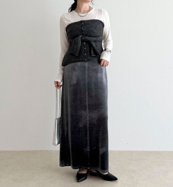 fredy emue「モヘヤ混ビスチェカーディガン」|カーディガン|