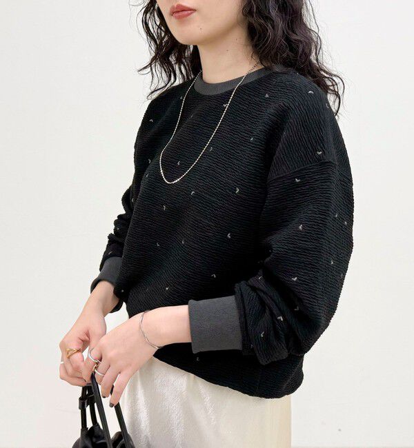 fredy emue「【大人気リバイバル】ハート刺繍コンパクトスウェットプルオーバー」|スウェット・ジャージ|