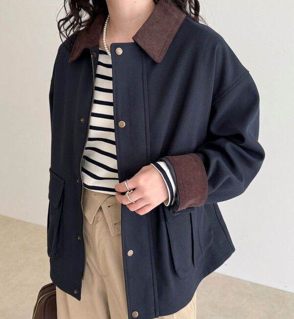 fredy emue「ツイルカバーオール」|ブルゾン・スタジャン|