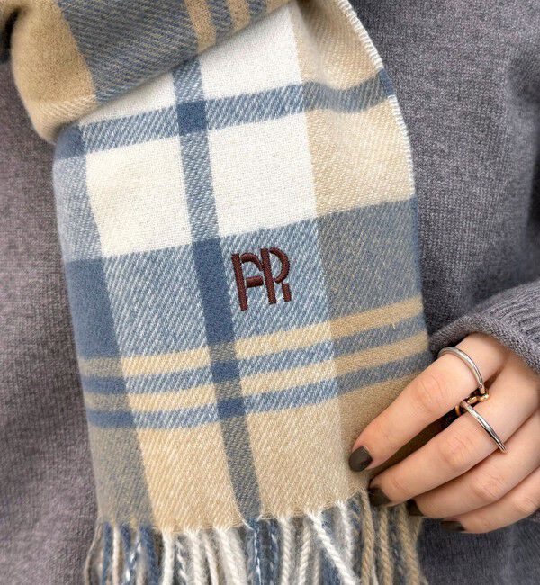 fredy emue「ソフトチェックストール」|ストール|