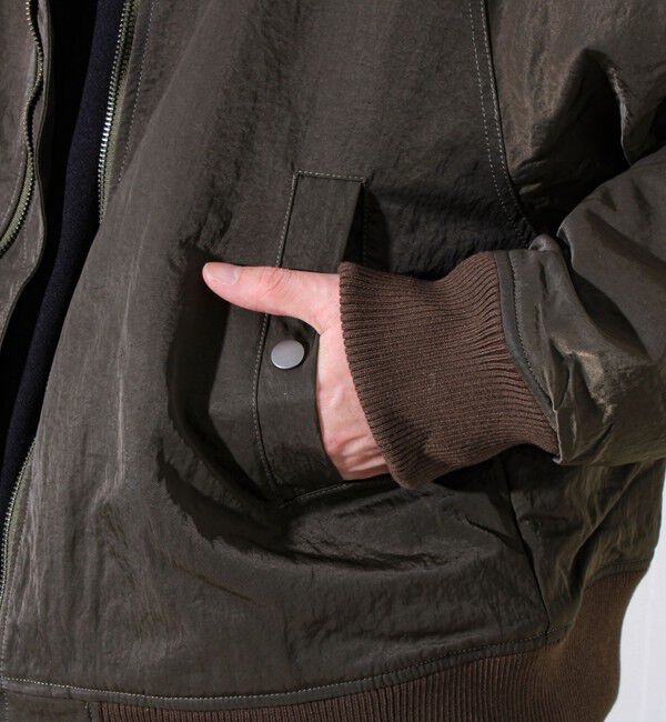 GLOSTER「【ナイロン&times;フリース】2WAY リバーシブルボンバージャケット MA-1 UNISEX」|ブルゾン・スタジャン|