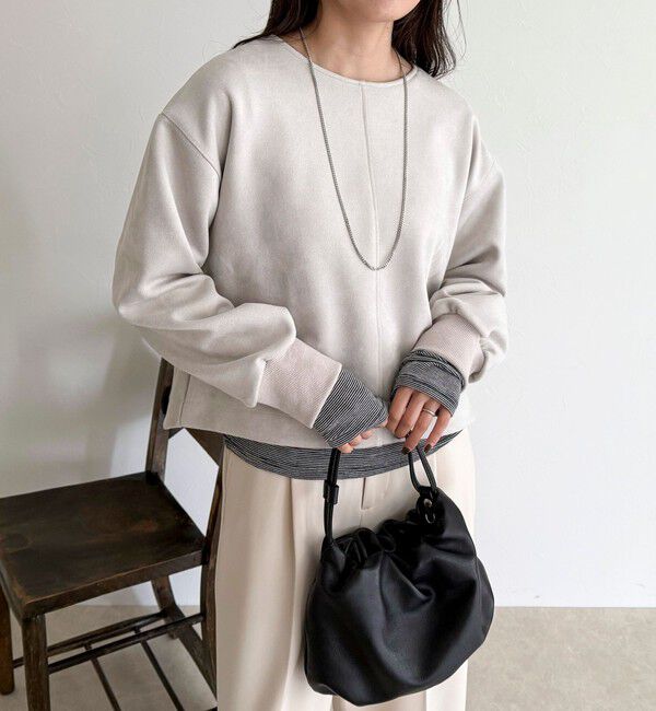 fredy emue「フェイクスエードダンボールプルオーバー」|Tシャツ・カットソー|