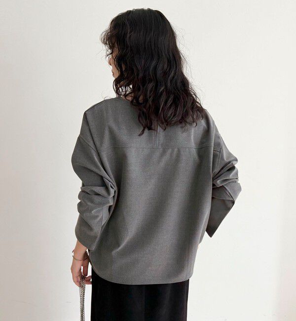 fredy emue「コクーンストレッチブラウス」|シャツ・ブラウス|