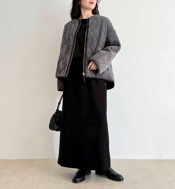 fredy emue「ファーキルトジップコート」|その他|