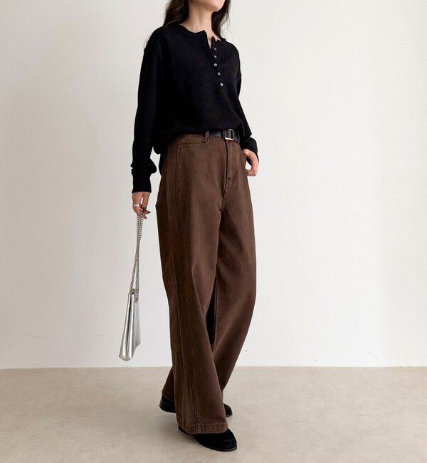 fredy emue「コットンツイルストレートパンツ」|チノ|
