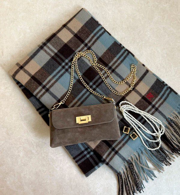 fredy emue「【AULENTTI/オーレンティ】スエードチェーンポシェットバッグ」|ショルダー・メッセンジャー|