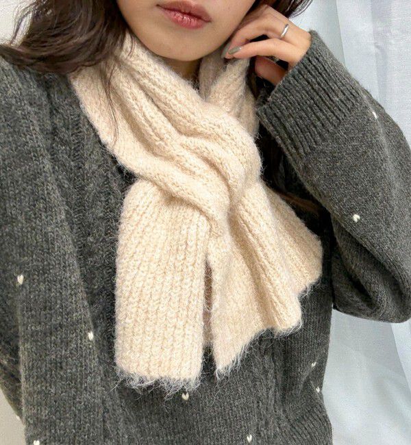 fredy emue「【CONTROL FREAK/コントロールフリーク】シャギーニットスヌード」|スヌード|