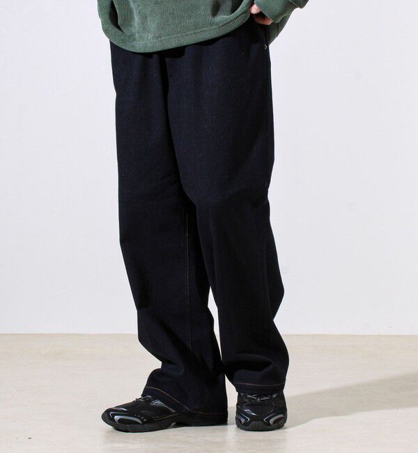 GLOSTER「【シーズンレス/ストレスフリーな穿き心地】ワイドストレッチデニムパンツ」|デニム|