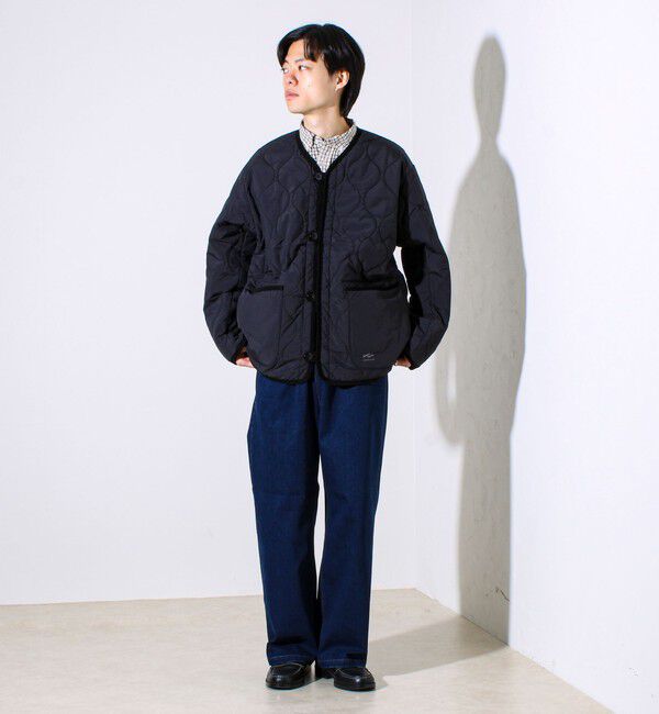 GLOSTER「【シーズンレス/ストレスフリーな穿き心地】ワイドストレッチデニムパンツ」|デニム|