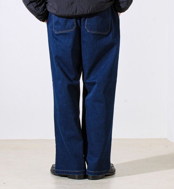GLOSTER「【シーズンレス/ストレスフリーな穿き心地】ワイドストレッチデニムパンツ」|デニム|