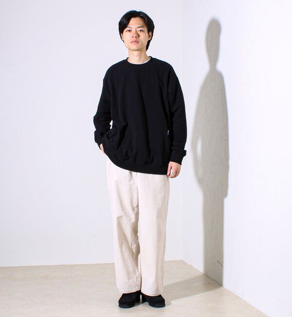 GLOSTER「【ディテールで差がつく】バックステッチサイドポケットスウェット」|スウェット・ジャージ|