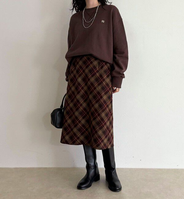 fredy emue「チェックミディスカート」|スカート|