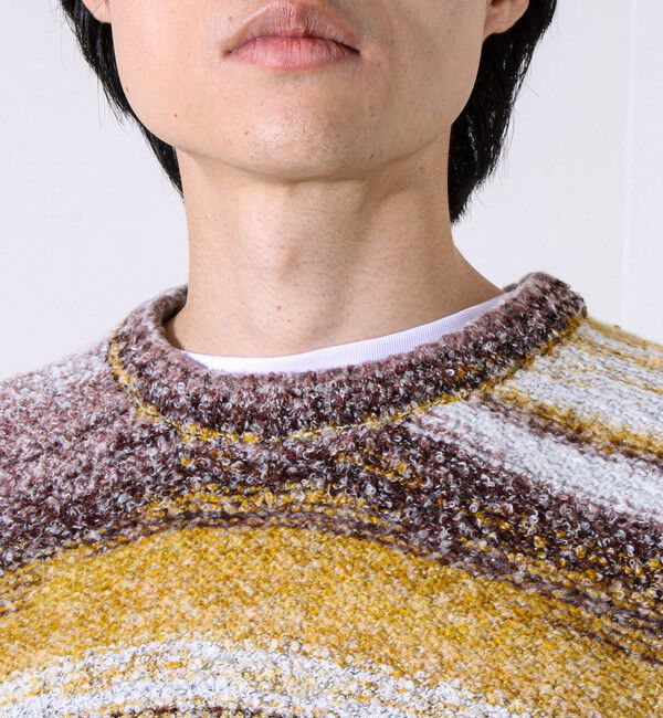 GLOSTER「【ふんわり立体感】グラデーションブークレプルオーバー」|ニット・セーター|