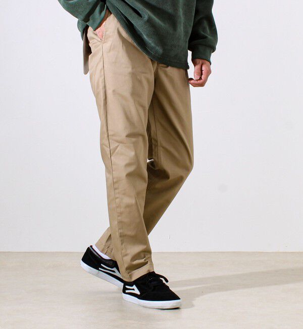 GLOSTER「【Dickies/ディッキーズ】TCツイル テーパードイージーパンツ」|チノ|