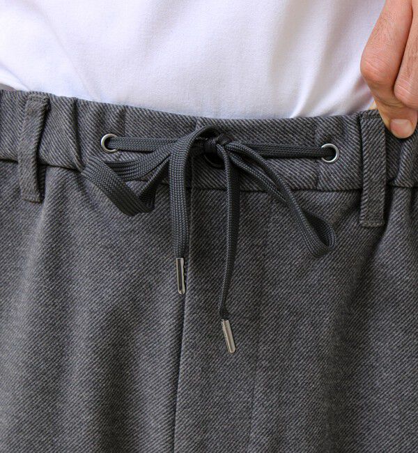 GLOSTER「【毎日穿けるきれい見え】ストレッチカルゼパンツ」|チノ|
