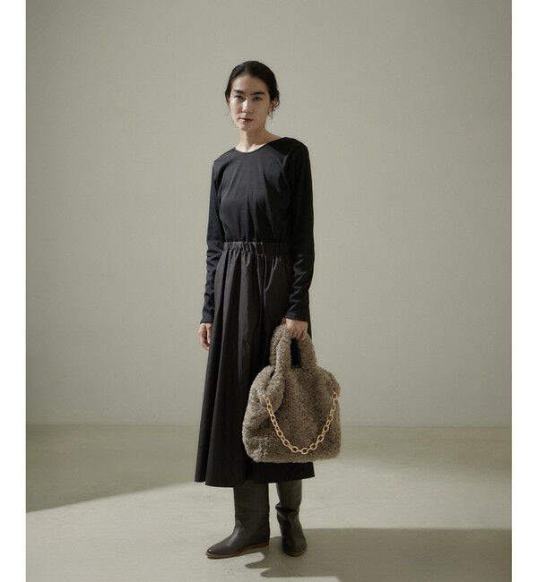 SALON adam et rope'「ドッキングフレアーワンピース」|ワンピース|