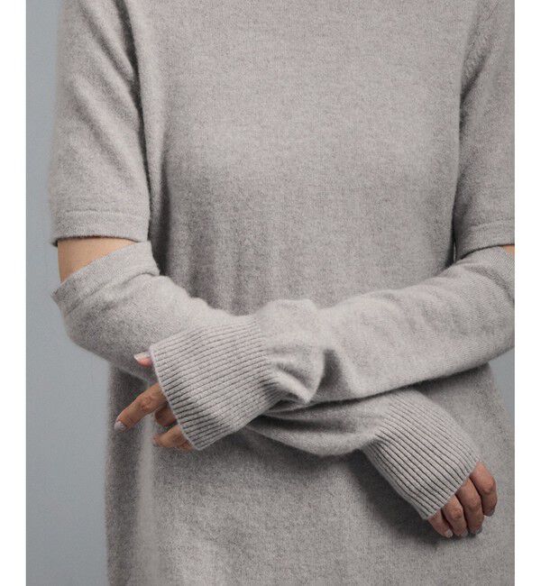 SALON adam et rope'「カシミヤニットミニワンピース」|ワンピース|