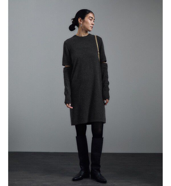 SALON adam et rope'「カシミヤニットミニワンピース」|ワンピース|