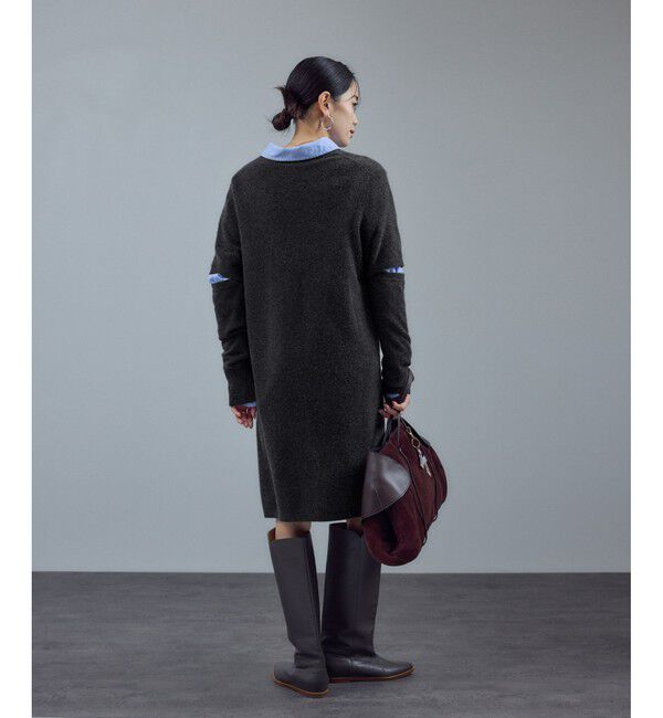 SALON adam et rope'「カシミヤニットミニワンピース」|ワンピース|