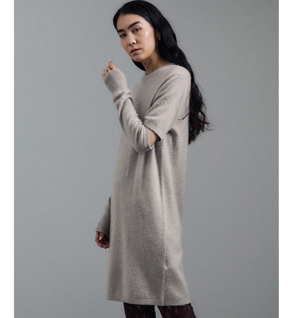 SALON adam et rope'「カシミヤニットミニワンピース」|ワンピース|