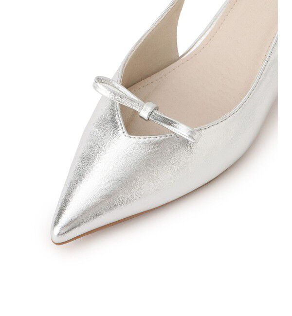 VIS「スリングバックリボンミュール」|パンプス|