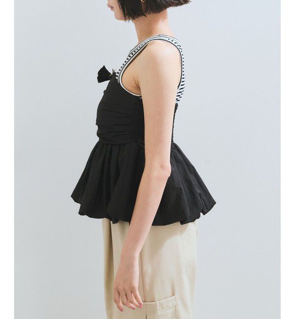 VIS「コサージュ付きバルーンナイロンビスチェ」|その他|
