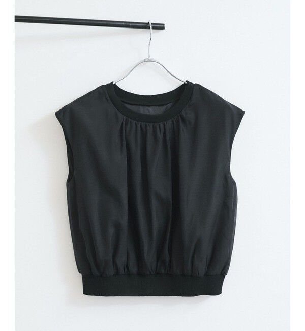 VIS「【接触冷感】楊柳シアードッキングカットプルオーバー」|Tシャツ・カットソー|