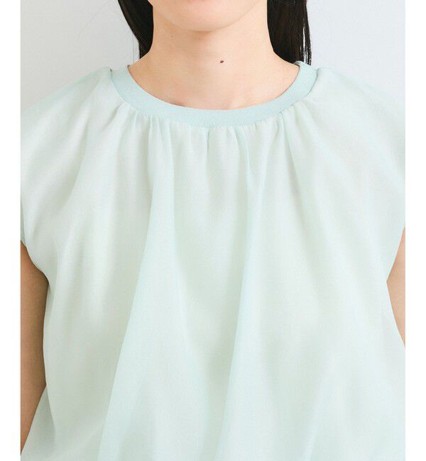 VIS「【接触冷感】楊柳シアードッキングカットプルオーバー」|Tシャツ・カットソー|