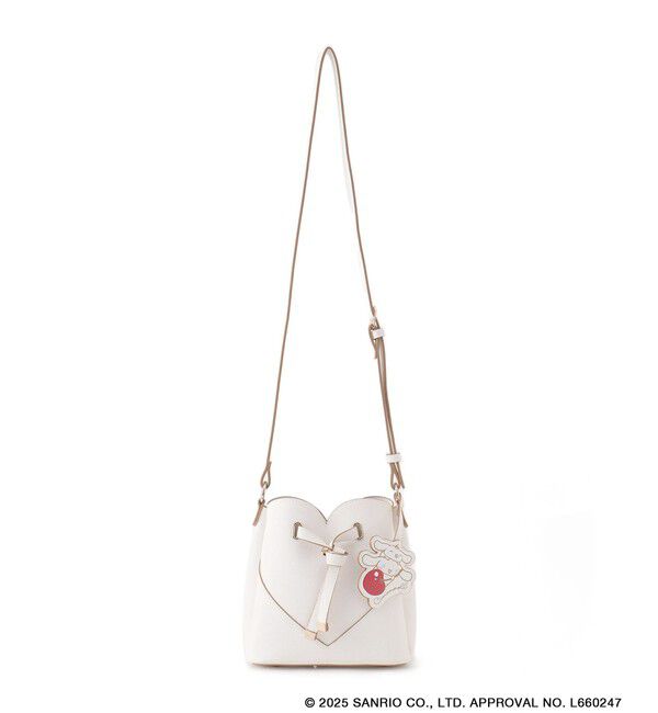 VIS「【シナモロール】VIS別注ハートカットバッグ(スモール)」|ショルダー・メッセンジャー|