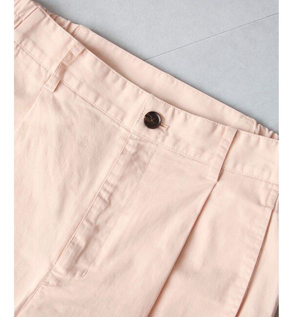 VIS「バレルシルエットコットンパンツ」|チノ|