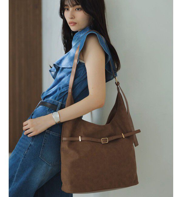 VIS「【A4収納】フロントベルトソフトショルダーバッグ」|ショルダー・メッセンジャー|