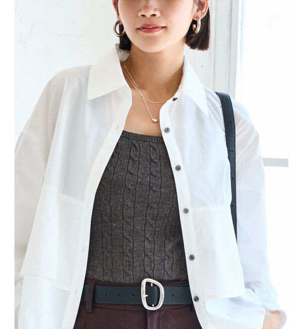 VIS「【前後2WAY】ケーブルニットタンクトップ」|タンクトップ|