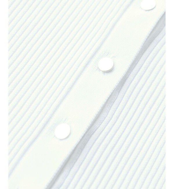 VIS「【洗える】襟付きペプラムカーディガン」|カーディガン|