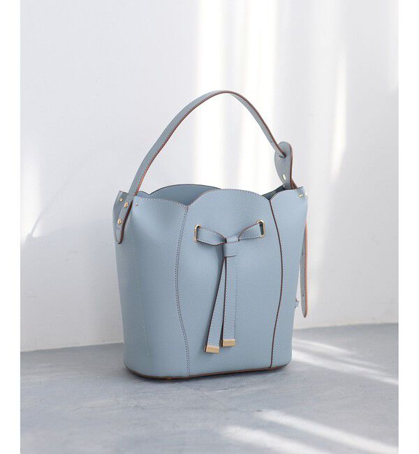 VIS「フラワーカットショルダーバッグ/2WAY」|ショルダー・メッセンジャー|サックス(48)