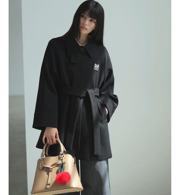 VIS「フレアーチェスターコート」|チェスターコート|ブラック(01)