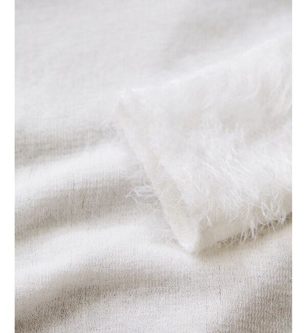 VIS「フェザー切り替えスリーブシアータートルニット」|ニット・セーター|