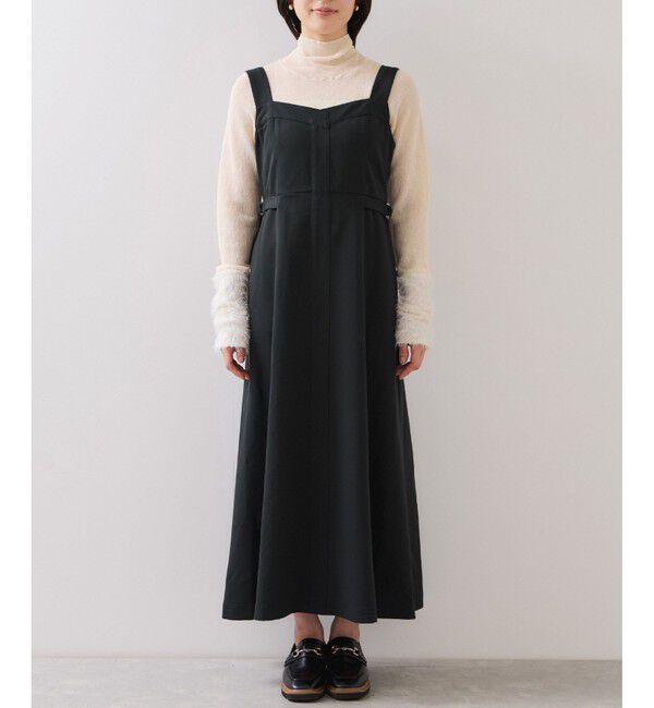 VIS「ウエストベルトジャンパースカート」|ワンピース|