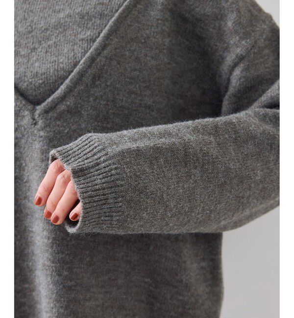 VIS「【WEB限定】アンサンブル風Vネックニット」|ニット・セーター|