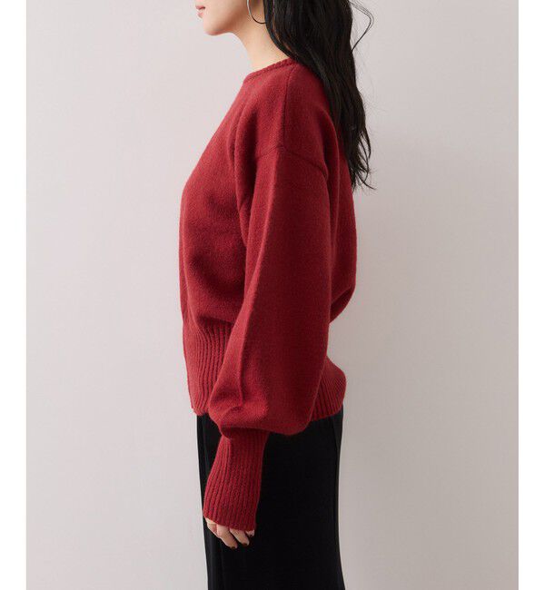 VIS「【WEB限定】裾ジップニットプルオーバー」|ニット・セーター|