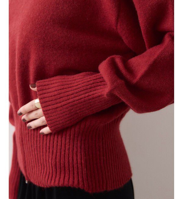 VIS「【WEB限定】裾ジップニットプルオーバー」|ニット・セーター|