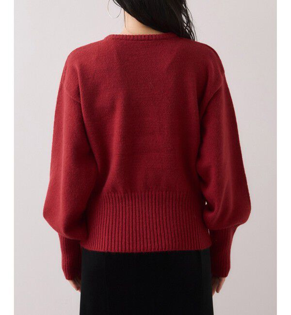 VIS「【WEB限定】裾ジップニットプルオーバー」|ニット・セーター|