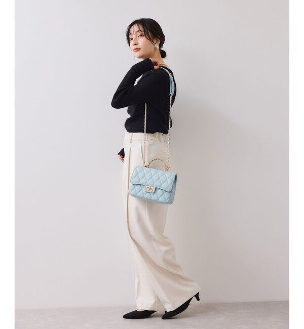 VIS「チェーンハンドルキルティングショルダーバッグ/2WAY・一部WEB限定カラー」|ショルダー・メッセンジャー|