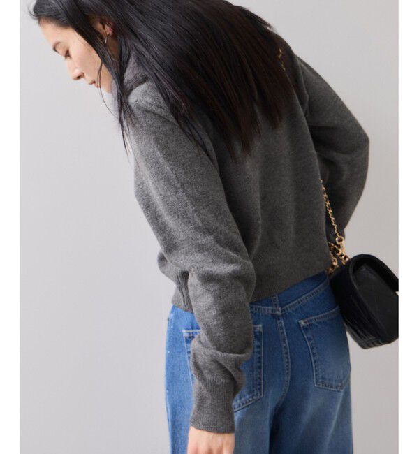 VIS「衿ファー取り外しカーディガン」|カーディガン|