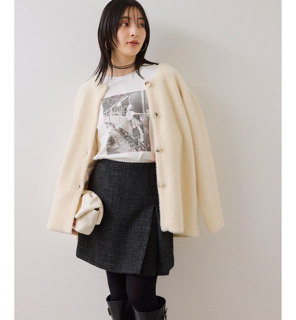 VIS「ロゴ＆フォトアソートプリントロンT」|Tシャツ・カットソー|