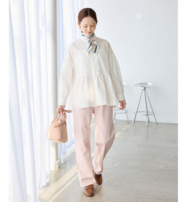 Rope&rsquo;Picnic「【新色追加】【ウエスト革命デニム】ウエストシェイプハイライズマムジーンズ」|デニム|