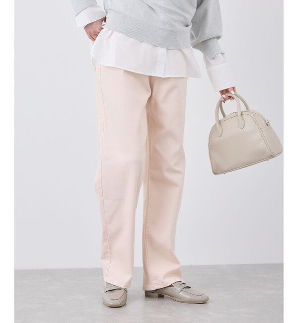 Rope&rsquo;Picnic「【新色追加】【ウエスト革命デニム】ウエストシェイプハイライズマムジーンズ」|デニム|