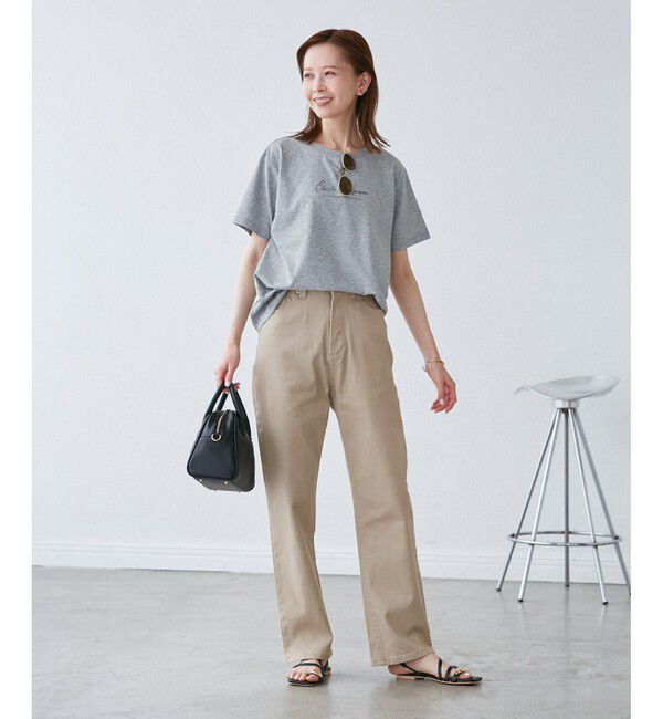 Rope&rsquo;Picnic「【新色追加】【ウエスト革命デニム】ウエストシェイプハイライズマムジーンズ」|デニム|