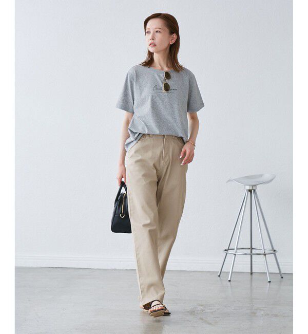 Rope&rsquo;Picnic「【新色追加】【ウエスト革命デニム】ウエストシェイプハイライズマムジーンズ」|デニム|