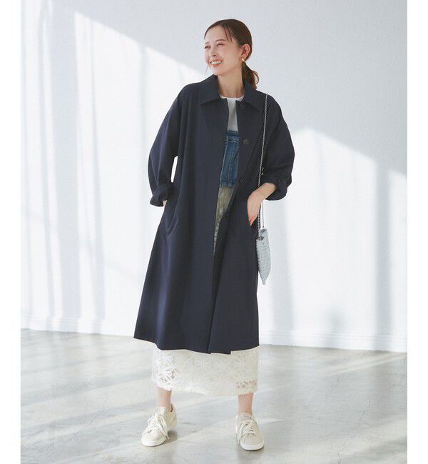 Rope&rsquo;Picnic「【撥水・花粉ガード】ステンカラーコート/スプリングコート」|ステンカラーコート|
