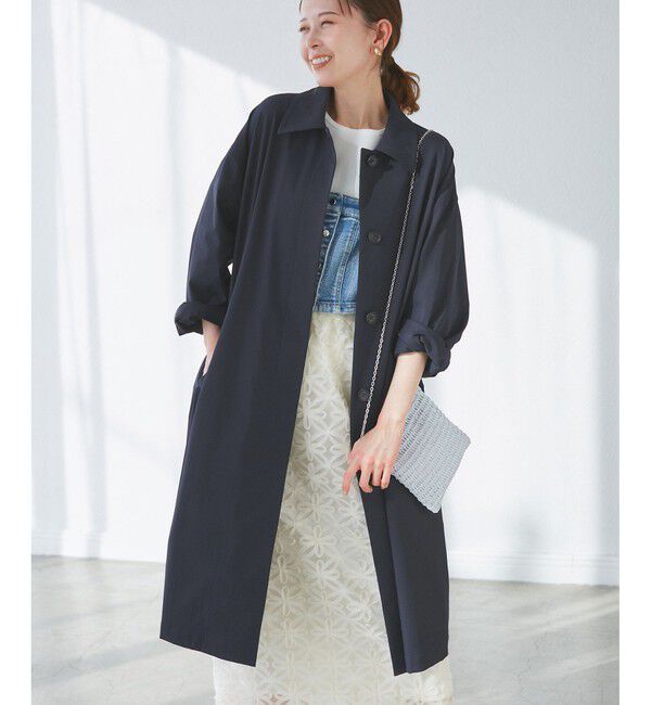 Rope&rsquo;Picnic「【撥水・花粉ガード】ステンカラーコート/スプリングコート」|ステンカラーコート|